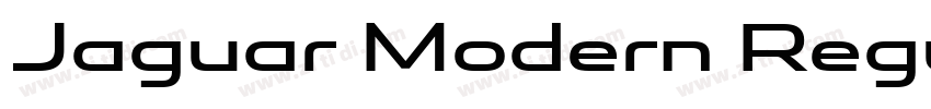 Jaguar Modern Regula字体转换